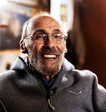 Bergwelten stellt 5 Fragen an die bayerische Bergsteigerlegende Hermann Huber 